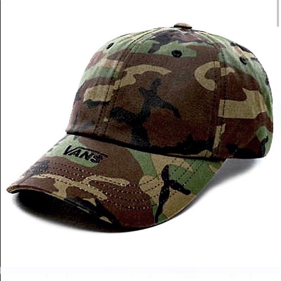 Vans Accessories - 1 Left HTF  Vans Camo Mayfield Curved Baseball Cap